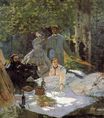 Claude Monet - Lunch on the Grass, central panel 1865