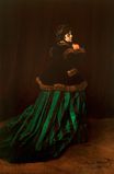 Камилла. Женщина в зелёном платье 1866