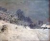 Claude Monet - The Road in front of Saint-Simeon Farm in Winter 1867