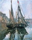 Claude Monet - Fishing Boats at Honfleur 1868