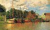 Claude Monet - Boats at Zaandam 1871