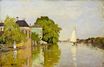 Claude Monet - Houses on the Achterzaan 1871