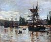 Claude Monet - Boats at Rouen 1872