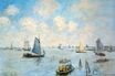 Claude Monet - The Sea at Amsterdam 1874