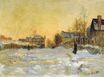 Claude Monet - Snow Effect, The Street in Argentuil 1875
