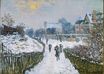Claude Monet - Boulevard Saint-Denis, Argenteuil, in Winter 1875