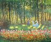 Клод Моне - Семья художника в саду 1875