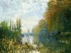 Claude Monet - The Banks of The Seine in Autumn 1876