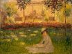 Клод Моне - Женщина в саду 1876
