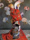 Японка. Камилла Моне в японском костюме 1876