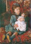 Claude Monet - Portrait of Germaine Hoschede with a Doll 1877