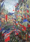 Claude Monet - The Rue Montargueil with Flags 1878