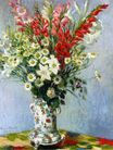 Claude Monet - Bouquet of Gadiolas, Lilies and Dasies 1878