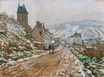 Claude Monet - The Road in Vetheuil in Winter 1879
