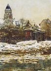 Клод Моне - Ветёй, церковь зимой 1879
