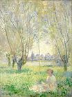 Claude Monet - Woman Sitting under the Willows 1880