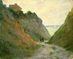Клод Моне - Затонувшая дорога в скалах Варанжевиля 1882
