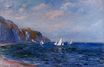 Claude Monet - Cliffs and Sailboats at Pourville 1882