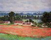 Claude Monet - Poppy Field at Giverny 1885