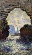Скала Игла, вид сквозь Порт д'Амон 1885