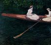Клод Моне - Розовая лодка на Эпте 1887