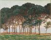 Клод Моне - Под сосновыми деревьями. Конец дня 1888