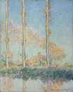 Claude Monet - Poplars, Autumn, Pink Effect 1891