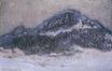 Гора Колсаас в туманную погоду 1895
