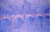 Клод Моне - Мост Ватерлоо, затуманенное солнце 1903