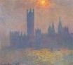 Вестминстерский дворец. Эффект солнечного света в тумане 1904