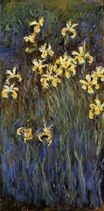 Claude Monet - The Yellow Irises 1917
