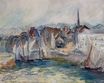 Лодки в порту Онфлёра 1917