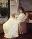 Берта Моризо - Сестра художницы в окне 1869