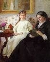 Берта Моризо - Мать и сестра художницы 1869-1870