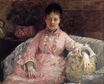 Берта Моризо - Розовое платье 1870