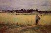 Берта Моризо - В пшеничных полях в Женевилье 1875