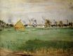 Берта Моризо - Пейзаж в Женевилье 1875