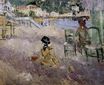 Берта Моризо - Пляж в Ницце 1882
