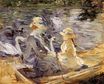 Берта Моризо - На озере в Булонском лесу 1884