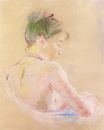Берта Моризо - Девушка с голыми плечами 1885