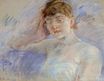 Берта Моризо - Молодая женщина в белом. Изабель Леменье 1886