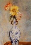 Берта Моризо - Голубая ваза 1888