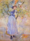 Берта Моризо - Сборщица апельсинов 1889