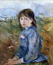 Берта Моризо - Маленькая девочка из Ниццы, Селестина 1889