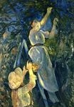 Берта Моризо - Вишневое дерево 1891