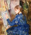 Берта Моризо - Молодая девушка рисует 1891