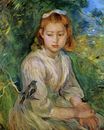 Berthe Morisot - Young Girl with a Bird 1891