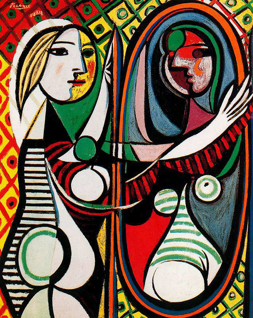 Пабло Пикассо - Девушка перед зеркалом 1932 | Кубизм, Сюрреализм,  Постимпрессионизм | ArtsViewer.com