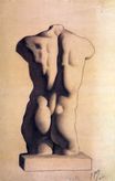 Пабло Пикассо - Мужской торс из гипса 1893
