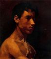 Пабло Пикассо - Бюст молодого человека 1895